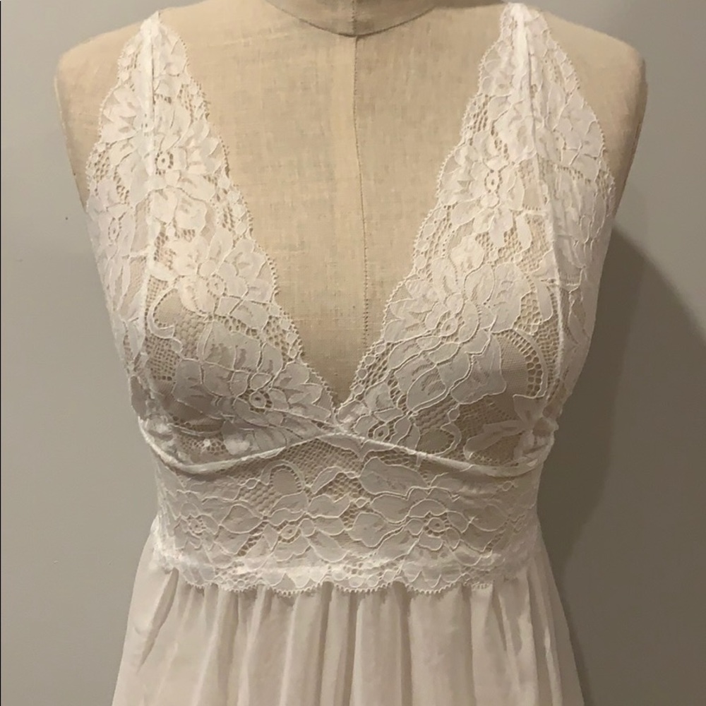 📦 Sheer white adjustable chemise set (M-17| XXL-5) - Picture 8 of 14